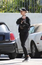 ROSIE HUNTINGTON-WHITELEY Leaves a Gym in West Hollywood 04/26/2018