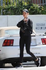 ROSIE HUNTINGTON-WHITELEY Leaves a Gym in West Hollywood 04/26/2018