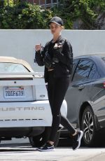 ROSIE HUNTINGTON-WHITELEY Leaves a Gym in West Hollywood 04/26/2018