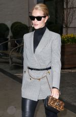 ROSIE HUNTINGTON-WHITELEY Out and About in New York 04/04/2018