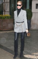 ROSIE HUNTINGTON-WHITELEY Out and About in New York 04/04/2018