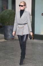 ROSIE HUNTINGTON-WHITELEY Out and About in New York 04/04/2018
