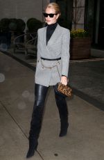 ROSIE HUNTINGTON-WHITELEY Out and About in New York 04/04/2018