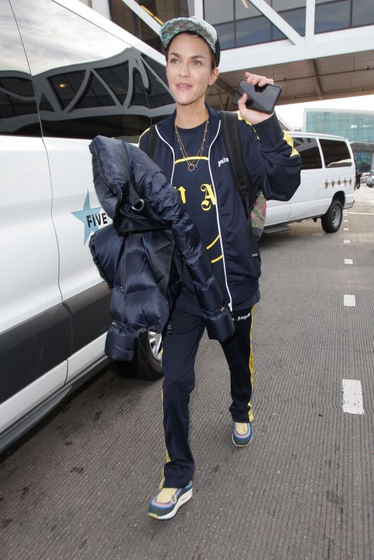 RUBY ROSE at Los Angeles International Airport 04/22/2018