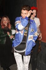 RUBY ROSE Leaves Cafe Hotel in Hollywood 04/23/2018