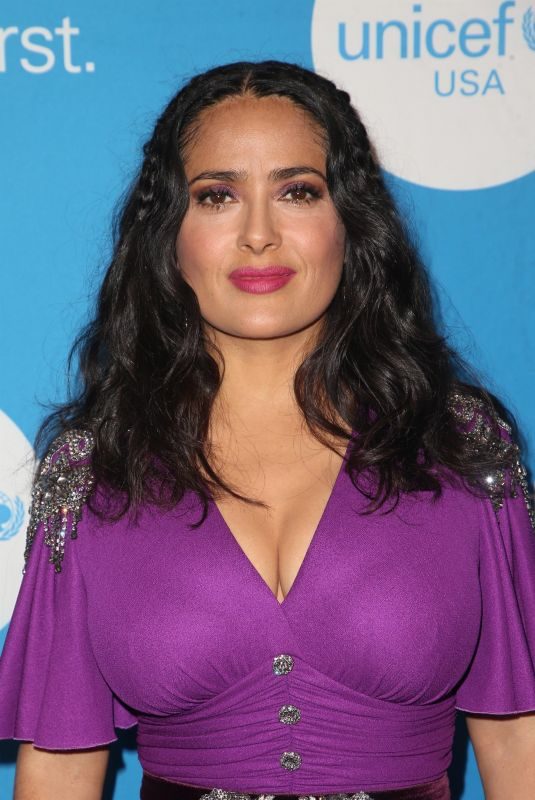 SALMA HAYEK at Unicef Ball in Los Angeles 04/14/2018