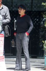 SALMA HAYEK Leaves Mr Chow in Los Angeles 04/12/2018