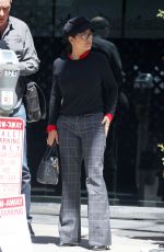 SALMA HAYEK Leaves Mr Chow in Los Angeles 04/12/2018