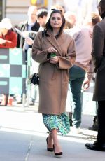 SAMANTHA COLLEY Leaves Build Series in New York 04/20/2018