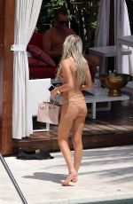 SAMANTHA ROWLEY in Bikini at a Pool in Miami 04/07/2018