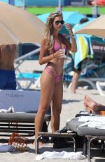 SANDRA KUBICKA in Bikini at a Beach in Miami 04/06/2018