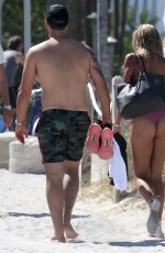 SANDRA KUBICKA in Bikini at a Beach in Miami 04/06/2018