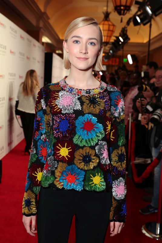 SAOIRSE RONAN at Focus Features Presentation at Cinemacon in Las Vegas 04/25/2018