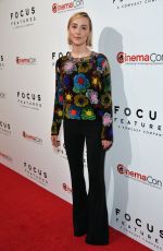 SAOIRSE RONAN at Focus Features Presentation at Cinemacon in Las Vegas 04/25/2018