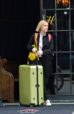 SAOIRSE RONAN Leaves Her Hotel in New York 04/24/2018
