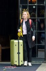 SAOIRSE RONAN Leaves Her Hotel in New York 04/24/2018