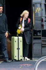 SAOIRSE RONAN Leaves Her Hotel in New York 04/24/2018