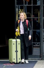 SAOIRSE RONAN Leaves Her Hotel in New York 04/24/2018