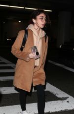 SARAH HYLAND at LAX Airport in Los Angeles 04/24/2018