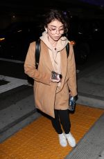 SARAH HYLAND at LAX Airport in Los Angeles 04/24/2018