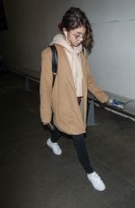 SARAH HYLAND at LAX Airport in Los Angeles 04/24/2018