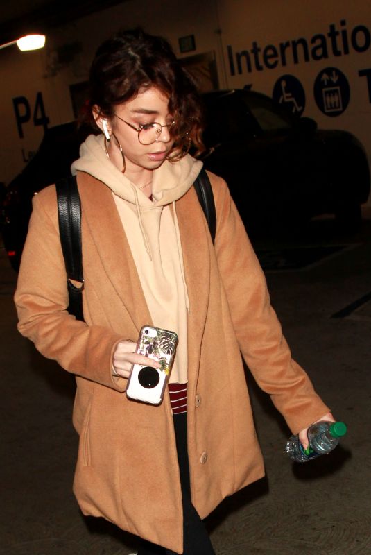 SARAH HYLAND at LAX Airport in Los Angeles 04/24/2018