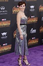 SCARLETT JOHANSSON at Avengers: Infinity War Premiere in Los Angeles 04/23/2018