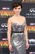 SCARLETT JOHANSSON at Avengers: Infinity War Premiere in Los Angeles 04/23/2018
