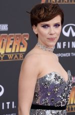SCARLETT JOHANSSON at Avengers: Infinity War Premiere in Los Angeles 04/23/2018