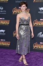 SCARLETT JOHANSSON at Avengers: Infinity War Premiere in Los Angeles 04/23/2018