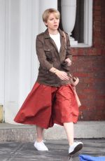 SCARLETT JOHANSSON on the Set of Untitled Noah Baumbach Project in Brooklyn 04/03/2018