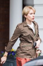 SCARLETT JOHANSSON on the Set of Untitled Noah Baumbach Project in Brooklyn 04/03/2018