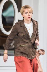 SCARLETT JOHANSSON on the Set of Untitled Noah Baumbach Project in Brooklyn 04/03/2018