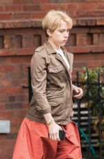 SCARLETT JOHANSSON on the Set of Untitled Noah Baumbach Project in Brooklyn 04/03/2018