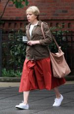 SCARLETT JOHANSSON on the Set of Untitled Noah Baumbach Project in Brooklyn 04/03/2018