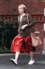 SCARLETT JOHANSSON on the Set of Untitled Noah Baumbach Project in Brooklyn 04/03/2018
