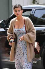 SELENA GOMEZ Arrives at Sunday Church Service on Easter in Los Angeles 04/01/2018