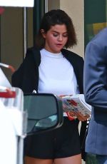 SELENA GOMEZ Leaves a Gym in Beverly Hills 04/02/2018