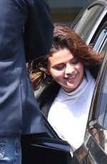 SELENA GOMEZ Leaves a Gym in Beverly Hills 04/02/2018