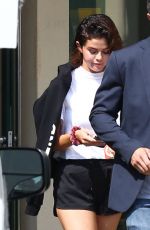 SELENA GOMEZ Leaves a Gym in Beverly Hills 04/02/2018