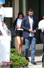 SELENA GOMEZ Leaves a Gym in Beverly Hills 04/02/2018