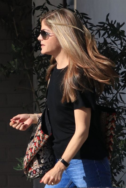 SELMA BLAIR Leaves a Hair Salon in Studio City 04/13/2018