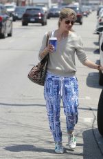 SELMA BLAIR Out for Coffee in Hollywood 04/27/2018