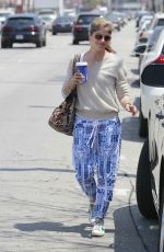SELMA BLAIR Out for Coffee in Hollywood 04/27/2018