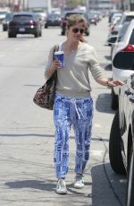 SELMA BLAIR Out for Coffee in Hollywood 04/27/2018