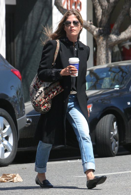 SELMA BLAIR Out for Coffee in Los Angeles 04/16/2018