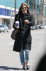 SELMA BLAIR Out for Coffee in Los Angeles 04/16/2018