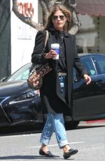 SELMA BLAIR Out for Coffee in Los Angeles 04/16/2018