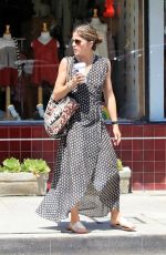SELMA BLAIR Out for Coffee in Los Angeles 04/23/2018