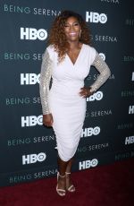 SERENA WILLIAMS at Being Serena. Her Story. Her Words Premiere in New York 04/25/2018